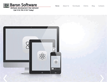 Tablet Screenshot of baronsoftware.com